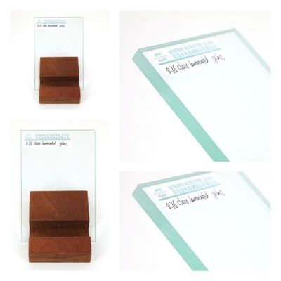 Güvenlik Dekoratif Laminasyonlu Yüzen Cam Yırtıcı Dayanıklı 6.38mm - 25.52mm Kalınlığı