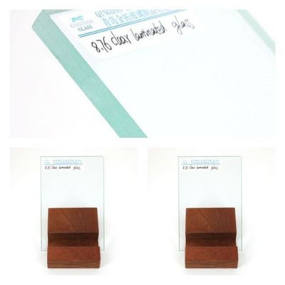 Ses geçirmez Laminated Akustik Pencere Camı 6.76mm 8.76mm 10.76mm Kalınlığı